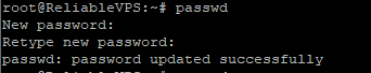 change password in ubuntu 
