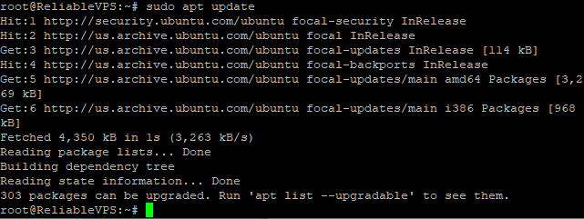 Updating Ubuntu Package List 